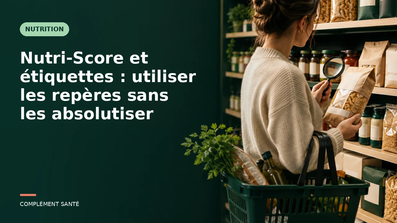 Nutri-Score et étiquettes : utiliser les repères sans les absolutiser
