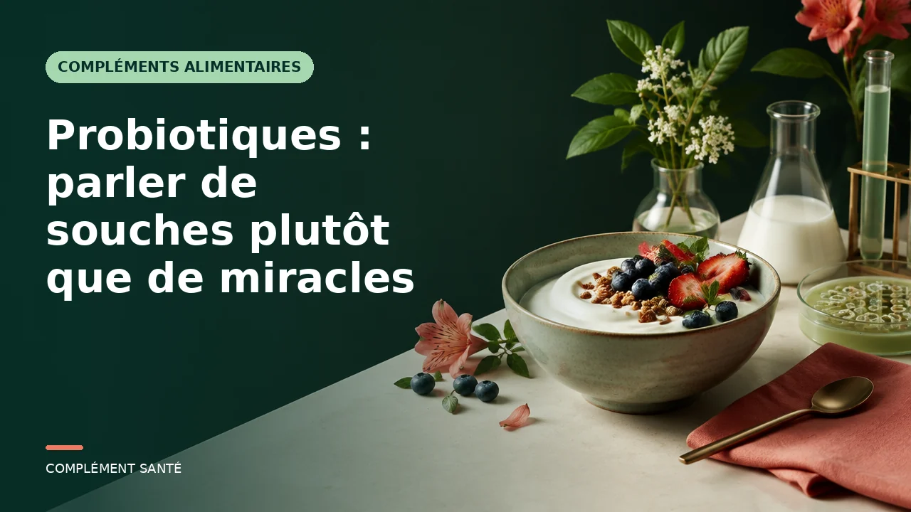 Probiotiques : parler de souches plutôt que de miracles